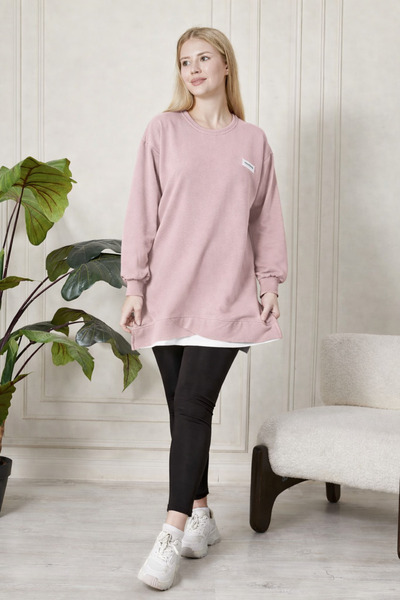 Birol Triko Armalı Powder Tunic for Women
