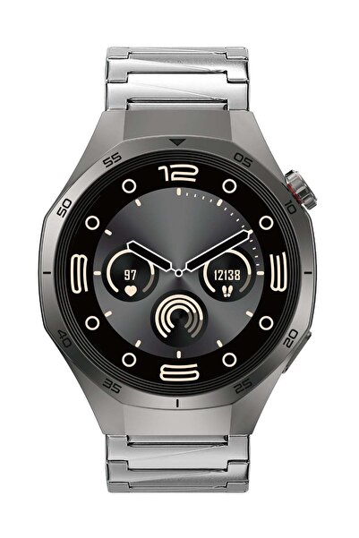 g-tab GTR5 Smartwatch - 1.43-inch AMOLED Display, Bluetooth Calling, 3ATM Wat...