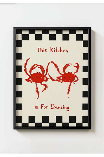 MIOVI WORKS This Kitchen Is for Dancing | Siyah Çerçeveli Mutfak & Dans Temal...