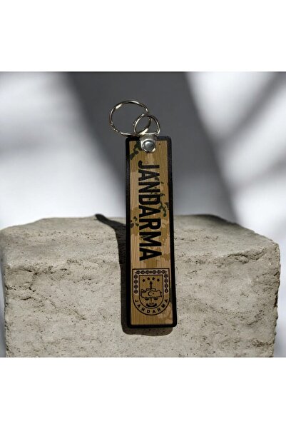 DOĞAN ASKERİ MALZEME سلسلة مفاتيح جندارمة الصحراء ثلاثية الأبعاد (بلاستيكية)