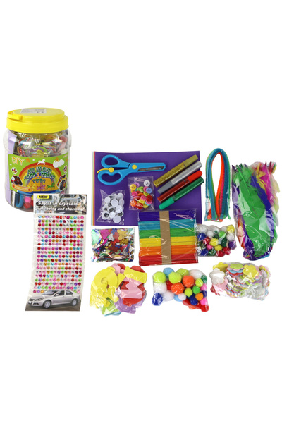 Three top online Set artistic creativ într-un borcan DIY