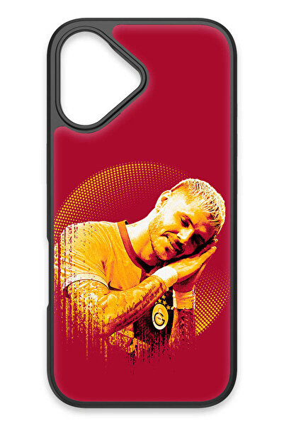 Galatasaray iPhone 17 Uyumlu Mauro Icardi Uyku Cam Lisanslı Telefon Kılıfı