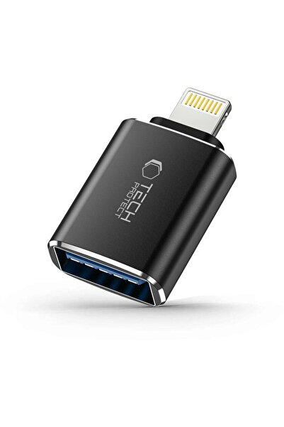 Tech-Protect ADAPTOR ULTRABOOST LIGHTNING LA USB OTG NEGRU