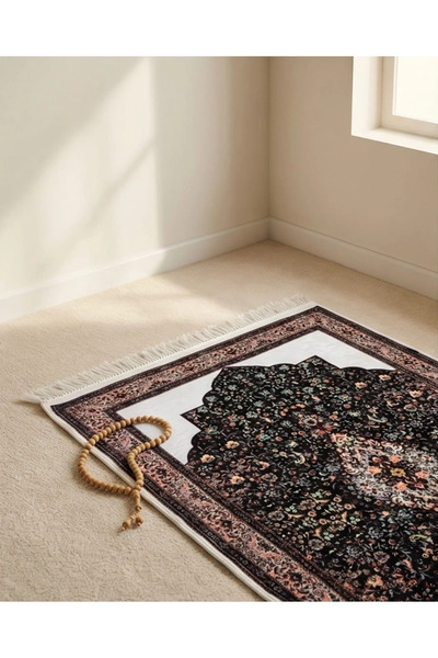 Elit Scarf سجادة صلاة سميكة مطبوعة بتصميمات مميزة