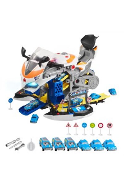 VEVOR Motorcycle Engine Toy, 25 Pieces, Motorcycle Mechanic Toy with Removabl...