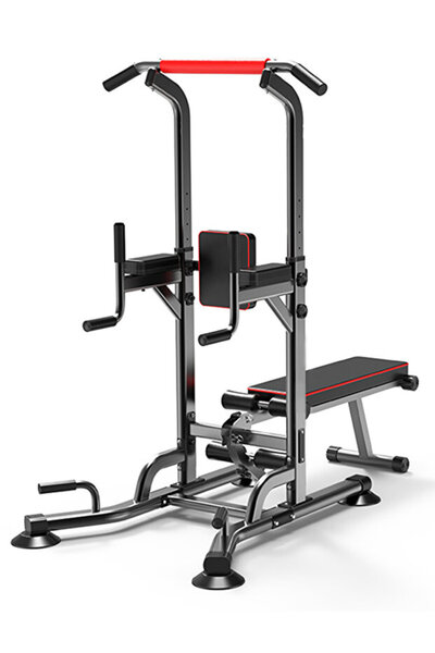 EGG Multifunction Power Tower with Bench Pull Up Bar Dip Station for Home Gym...