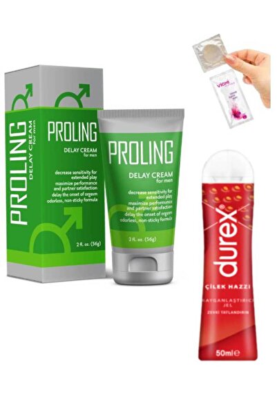 Velora Shopping Proling Erkek Zaman Kremi 56 ml x 1 ad-Çilekli Kayganlaştırıc...