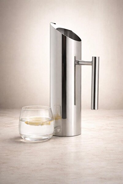 Gaia Concept Paslanmaz Çelik Sürahi 1.4 Litre Şık Ergonomik Tasarım