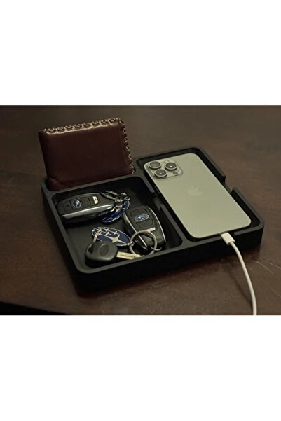 KMA Tekstil Telefon, Cüzdan ve Anahtar Masaüstü Organizer – Şık ve Pratik Düz...