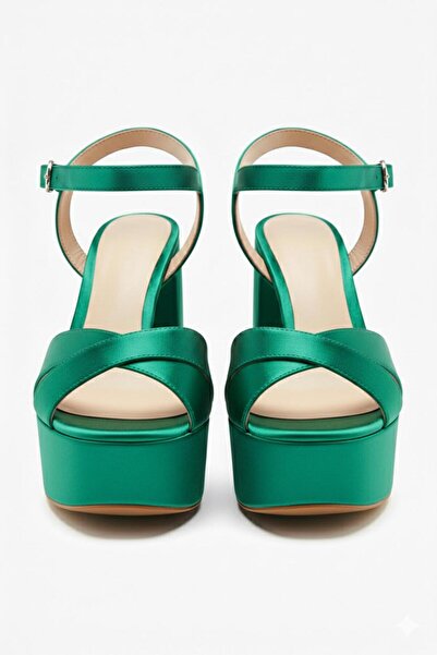 MAJESTE Yüksek platformulu abiye kadın ayakkabı