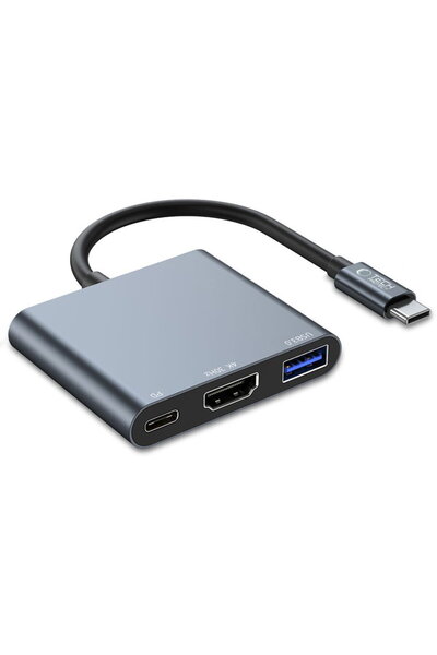 Tech-Protect V1-HUB ADAPTER 3IN1 GREY