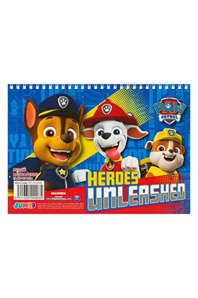 PAW PATROL Paw Patrol B5 spiral drawing pad, 26 sheets