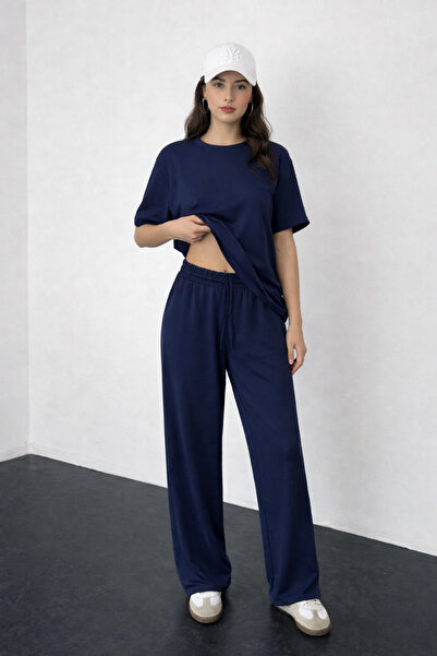 İMVAGO طقم بنطلون تي شيرت مودال أوشا للسيدات