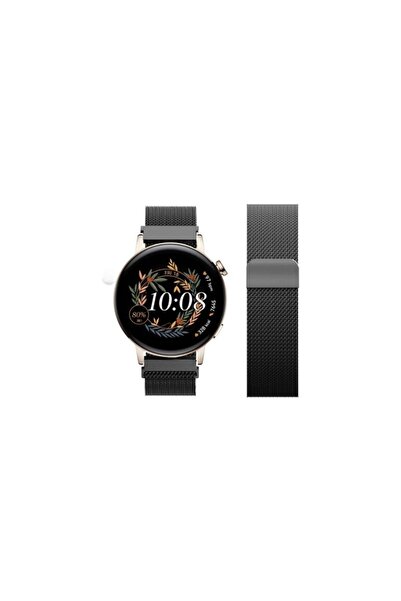 SilverCars Huawei Watch GT3 Elegant / GT2 42mm Uyumlu 20mm Manyetik Milanese ...