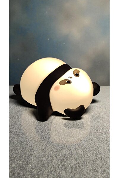 FAMEMUS ACCESSORY Panda Dekoratif Dokunmatik Masa Gece Lambası boyut:14cm