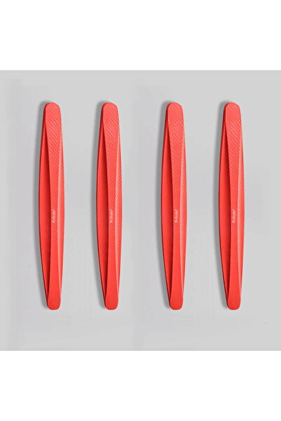 PriStyle Car Shock Absorber Set, 3M Adhesive, Carbon Look, Anti-Scratch Prote...