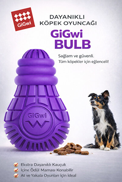 Gigwi Bulb Ödül Hazneli Köpek Oyuncağı - Orta ve Büyük Irk