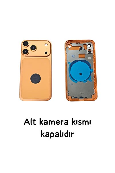 OEM İphone 11 / İphone 17 Pro Dönüşüm Kasası - Turuncu ( Telefon Değildir)