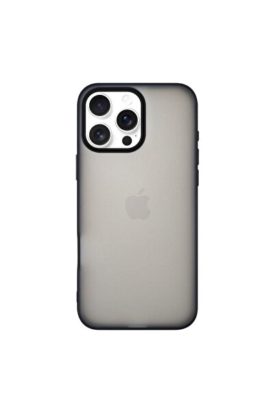 Brabus iPhone 16 Pro Max ince Slim Buzlu Kenarları Renkli Mat Yumuşak Cube Si...