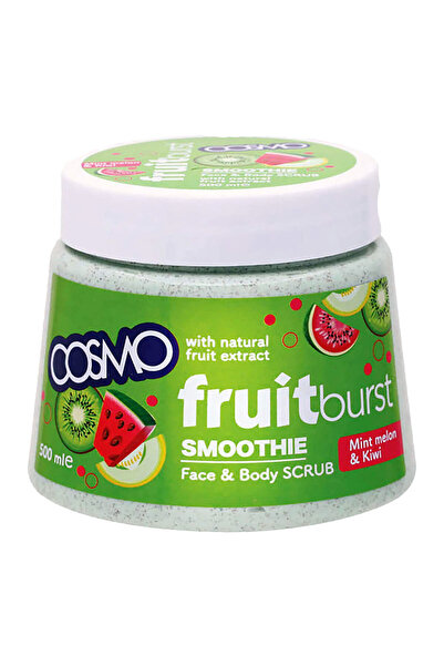 Cosmo Mint Melon & Kiwi Nutrient Rich Clarifying Face & Body Scrub (500ml)