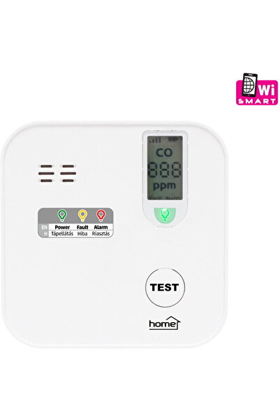 Somogyi Detector de monoxid de carbon CO10SMART, 85 dB(A), 3 V, alb