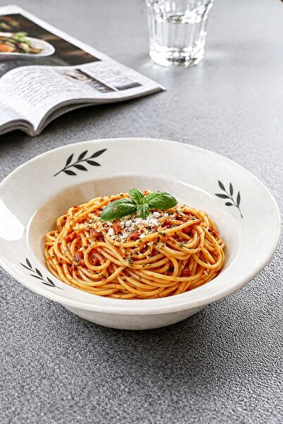 Çeyizhane Verde Serisi 29 cm Makarna & Salata & Sunum Tabağı Geniş Çukur Serv...