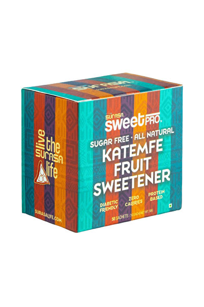 SUGARFREE مُحلي طبيعي خالٍ من السكر من سوراسا سويت برو | 1 غرام × 50 كيسًا