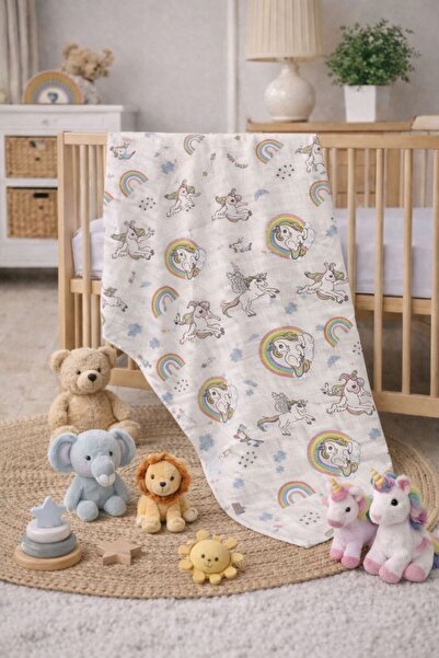 Pico Baby Çok Amaçlı 2 Katlı Müslin Örtü & Battaniye / %100 Pamuk / Oeko-teks...