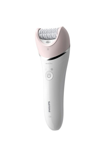 Philips 8000 Series BRE721/00, 32 tweezers, cordless use, White