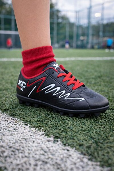 KANTEX Children's Velcro Elastic Band Lace-Up Football Boots Futbol Halı Saha02