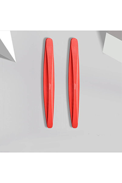 PriStyle Car Shock Absorber Set, 3M Adhesive, Carbon Look, Anti-Scratch Prote...