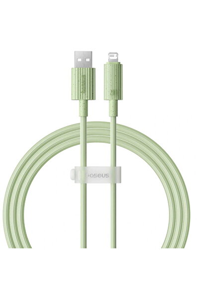 Baseus USB to Lightning Cable, 480Mbps, 2.4A, 2m - Habitat Series - Green