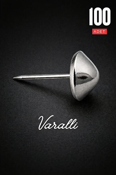 Varalli 11 mm Konik Gümüş Kabara - Ahşap, Sandık, Koltuk, Kanepe, Mobilya, Dö...