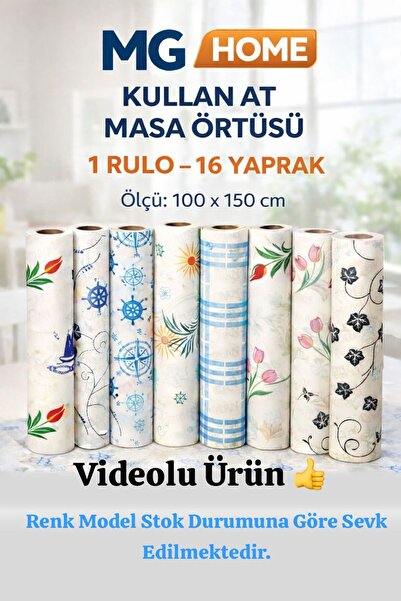 VENON 1 Roll ❤️   16 Sheets 100X150 Disposable Tablecloth Liquid-Proof Dispos...