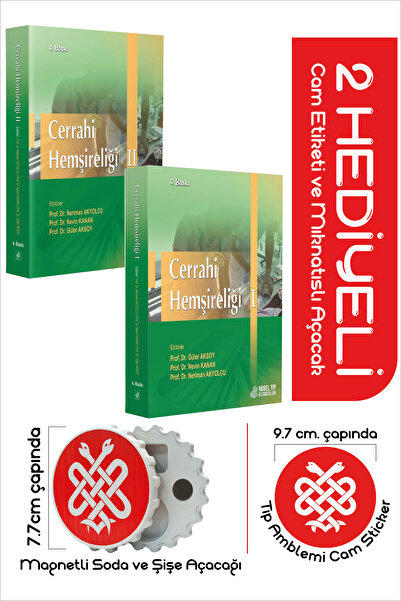 Nobel Tıp Kitabevleri Cerrahi Hemşireliği 1.-2. Cilt -2 Kitap Set Neriman Aky...