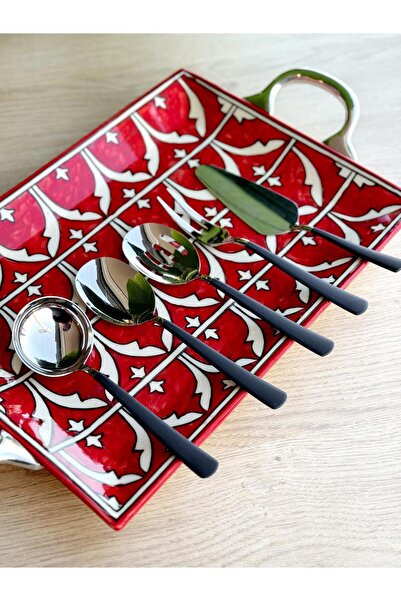 CREARTHOME Venüs Sos Seti Çelik Lacivert 5 Parça YTK 026