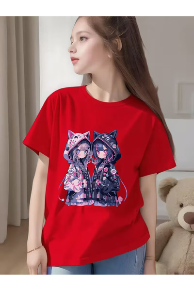 Cevval Short Sleeve Printed Children's T-Shirt