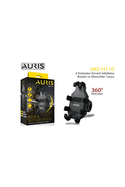 Auris ARS-H110 Motosiklet Bisiklet Telefon Tutucu – Güvenli Ve Konforlu Sürüş...