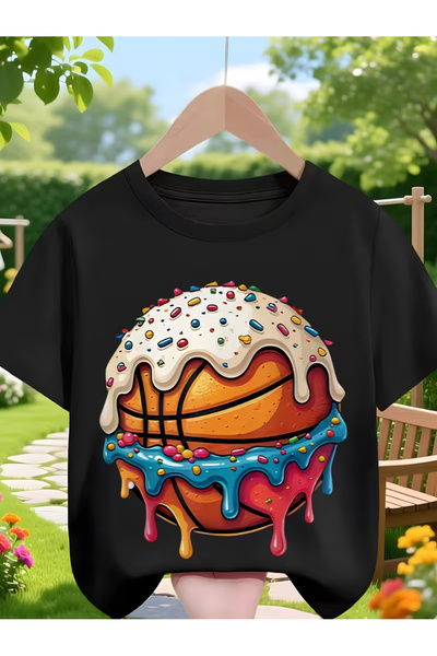 Cevval Short Sleeve Printed Children's T-Shirt