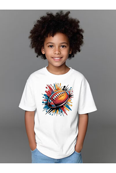 Cevval Short Sleeve Printed Children's T-Shirt