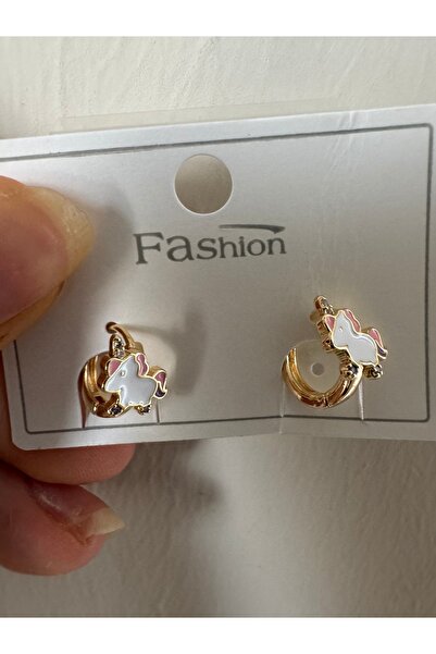 staristakı VİP ÇOCUK KÜPESİ UNİCORN DESEN