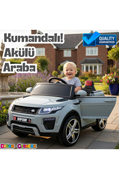 Doğan Oyuncak Dünyası Raptor GT Gri Uzaktan Kumandalı 4X2 12 Volt Akülü Araba...
