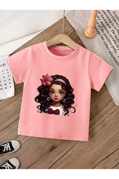 Cevval Short Sleeve Printed Children's T-Shirt
