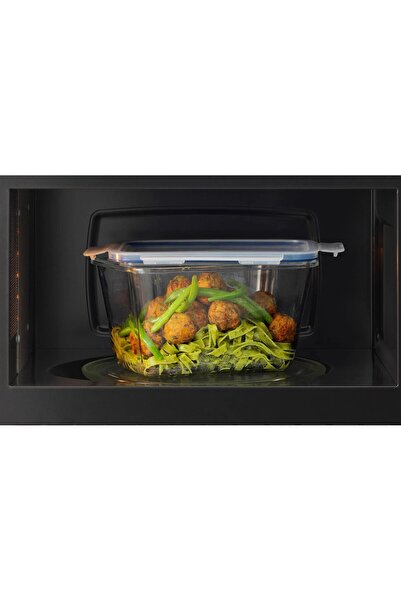 IKEA QUİCK Dikdörtgen Saklama Kabı 21x15x12 Cm Sızdırmaz Plastik Kapaklı Cam ...