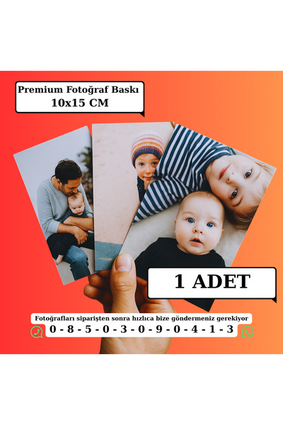 Mementoboxes Kişiye Özel Premium Fotoğraf Baskı 1 Adet (10X15) Cm