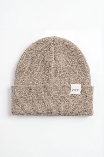 BAHELS Unisex Light Mink Thick Basic Plain Knitwear Beanie