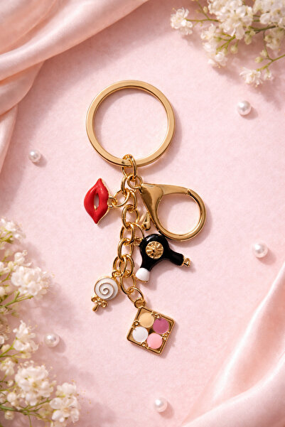 TChic Far Lip Bag Ornament Charm Keychain