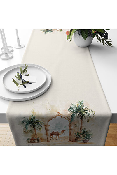 Filamente Ramadan Runner / Ramadan Pattern / Stain Resistant - Washable Micro...