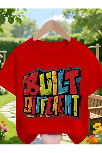 Cevval Short Sleeve Printed Children's T-Shirt