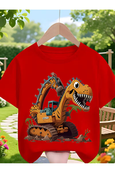 Cevval Short Sleeve Printed Children's T-Shirt